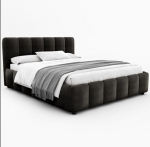 Voodi Magnate + Sapnas 2 XL, 140x200 cm, must