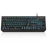 Darmoshark Mospoed CK95 Game mehaaniline klaviatuur 104 Key LED -valgustus - inglise, punane l&uuml;liti