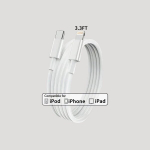 20 W USB-C ja Lightning kaabel: kiire iPhone'i ja iPadi laadija Rivex