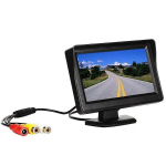 4,3-tolline auto tagurdusmonitor koos auto tagurduskaameraga Kahepoolne Av sisend Hd Lcd monitor tagantj&auml;rele vaatekomplekti n&auml;idikuga Parkimiss&uuml;steem