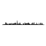 Opviq seinakaunistus Dubai Skyline, 13 cm