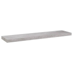 vidaXL seinariiul, betoonhall, 90 x 23.5 x 3.8 cm MDF