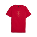 Meeste vabaaja T-s&auml;rk PUMA Ferrari Race Big Shield Tonal PUMA Rosso - 62380602, punane