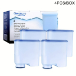 1/2/4tk Veefilter Philips AquaClean CA6903/10/00 /01/22 /47 jaoks, Aqua Puhas Veefilter T&auml;isautomaatsed Kohvimasinad, P&uuml;hendatud Katlakivi Vee Puhastaja.,  4vnt