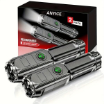 Laetav LED Taskulamp Zoomiga, 2vnt LED žibintuvėlis - 1200mAh