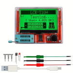 LCR-T10H Transistori Tester V&auml;rviline TFT Multimeeter.
