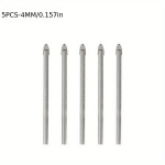 4/6/7tk Karbiid Kolmnurga Ots Plaadi Nibu Labidas Puuriterade Komplekt, Katmata &Uuml;marvars Klaasile Marmorile Portselan Keraamilisele Plaadile Betooni Aukude Avaaja Puuridele,  4mm-5vnt