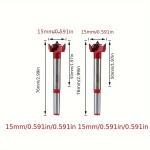 2-osaline YGK8 karastatud sulamipuuride komplekt, 35 mm., 15 mm medžio apdirbimo grąžtas 2 vnt