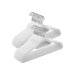 Sametist riidepuu 43.5x0.6x22.5cm, valge