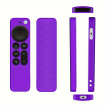 Nutiteler ja tarvik 1tk Silikoonist Kaitse&uuml;mbris, Sobiv Apple TV 4K/HD-le, Violetinė