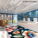 Luksuslik Kunstka&scaron;miir Lilleline Vaip, 79 * 118 colių / 200 * 300 cm