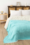 DC Home voodikate Muslin Turquoise, 170x250 cm