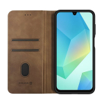 Evelatus Samsung Galaxy A36 Raamatukarp Aegumatu Flip Kaanega Pruun