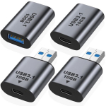 USB C pesa USB A pistikuga, 4 tk