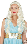 Parukas blond pikk lokkis