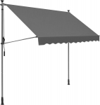 Kokkupandav klambriga markiis 300 cm