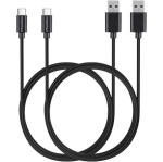 2 tk kaableid ASUS ROG Strix Go 2.4/Strix Go 2.4 Electro Punk/Strix Go BT/Gaming H1 Wireless - Must USB-C kaabel 1 meeter