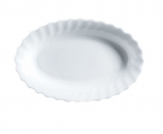 Luminarc Trianon ovaalne taldrik, valge, 22 cm