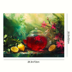 1tk Lill Teekann Sidrun Ahju Kaitse Pluus 71.88cm x 52.07cm - Libisemisvastane, Kuumakindel, Kriimustuskindel S&uuml;nteetiline Kate Elektrilistele Klaaspliitidele, Ahi, Pesumasinale, Kuivatidele, Hiirematile - Mitmek&uuml;lgne K&ouml;&ouml;gikaunistus