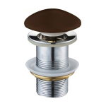 Mexen &uuml;mmargune click-clack ventiil, pruun keraamiline matt - 79910-49