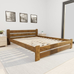 Voodi NERIS, 180x200 cm, tamme v&auml;rvi