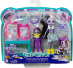 Mattel &ndash; Enchantimals Stinkin Cute Edevus Salvei Skunki ja Kappari nukkudega