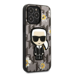 Karl Lagerfeld &uuml;mbris iPhone 13 Pro jaoks KLHCP13LPMNFIK1 Hall k&otilde;va&uuml;mbris Monogram Iconic Karl jaoks