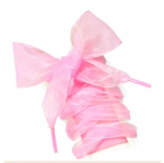 Organza laiad kingapaelad 20 mm 120 cm, v&auml;rv roosa