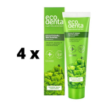 Valgendav hambapasta ECODENTA, bergamoti, sidruni ja Kalident eeterlike &otilde;lidega, 100ml x 4 tk. pakett