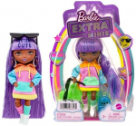 Nukk Barbie Extra mini lillade juustega