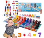 M&otilde;istatus/Pusle Montessori &Otilde;pime loendama 6in1