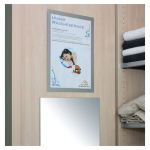 Dokumendiraam DURABLE DURAFRAME&reg; A4, 2 tk/pakk, h&otilde;bedane