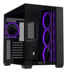 Korpus Asus A32 PLUS ATX must PC korpus - 4 ARGB ventilaatorit, 360 mm radiaatori tugi, 420 mm GPU