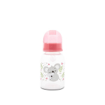 Beebipudel lihtne roosa &uuml;mbrisega 125 ml, BPA-vaba