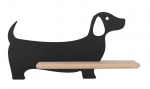 Candellux laste seinalamp riiuliga IQ Kids Dog, must