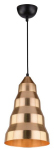 Candellux rippvalgusti Vesuvio 31-58560, must/kuldne