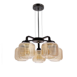 Candellux rippvalgusti Campana, must/merevaik