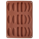 Koogi- ja pralineevorm silikoonist pruun Orion 33x24.5x1cm