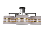 Candellux laelamp Andy, must/valge