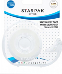 Isekleepuv teip 18mmx25m koos giljotiiniga - STARPAK
