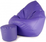 Tumba Mega Comfort XXL, kunstnahast, lilla