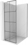 Mexen Kioto L du&scaron;iseina Walk-in 90 x 200 cm, must ruudustik, valge - 800-090-103-20-77