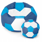 Kott-tool koos tumbaga Ball XXXL (80 cm), sinine/valge