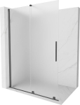 Mexen Velar libisev du&scaron;inurk Walk-in 130 x 200 cm, mattklaas 8 mm, harjatud gun gray - 871-130-000-33-66, 130 x 200 cm