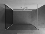 Mexen Kioto du&scaron;isein Walk-in 90 x 70 cm, must raam, valge - 800-090-212-20-70-070