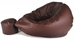 Kott-tool pufiga lastele Mega Chill L, pruun