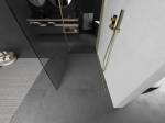 Mexen Kioto du&scaron;isein Walk-in 90 x 90 cm, l&auml;bipaistev, kuldne harjatud - 800-090-212-55-00-090