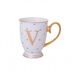 Kruus, Alphabet dots - V, 300 ml, Bombay Duck, piparm&uuml;ndi t&auml;pid