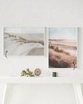 Heimlich Puidust pildiraam B2 minimalistlik valge 2 tk 50x70 cm &mdash; suured seinaraamid, plakatiraam, fotogalerii komplekt, valge skandinaavia raam, kaasaegne magamistoa sisekujundus, ayous puitraamid, turvaline esiklaas