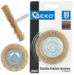 Geko &uuml;mmargune harja varrega 80mm G00617, 6mm, 0.2mm messingtraat, ideaalne rooste ja v&auml;rvi eemaldamiseks